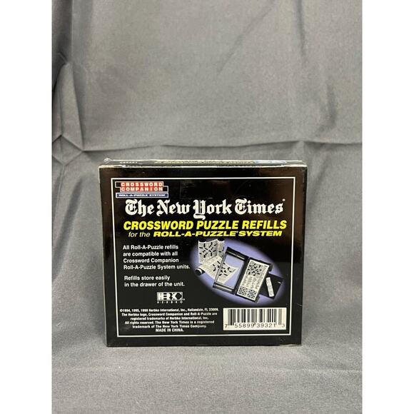 New York Times Crossword Companion Roll A Puzzle System 24 Puzzles NIP! - Picture 7 of 9